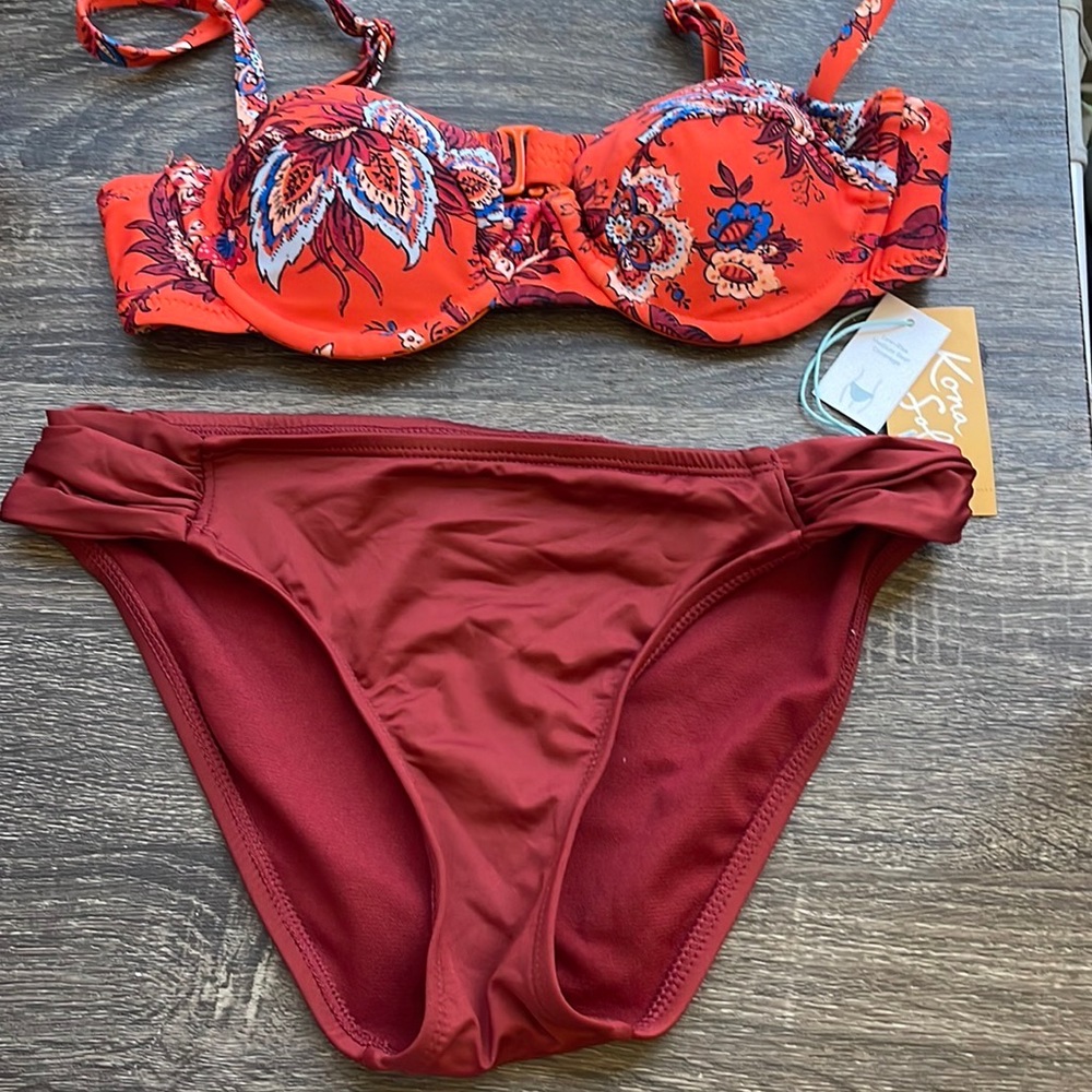 Cute Matching  Bikini Top and  Bottom